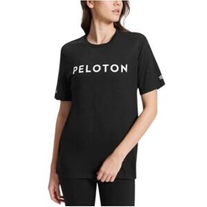 Peloton Unisex Black Century Club Reach 100 Classic Short Sleeve T-shirt Size L